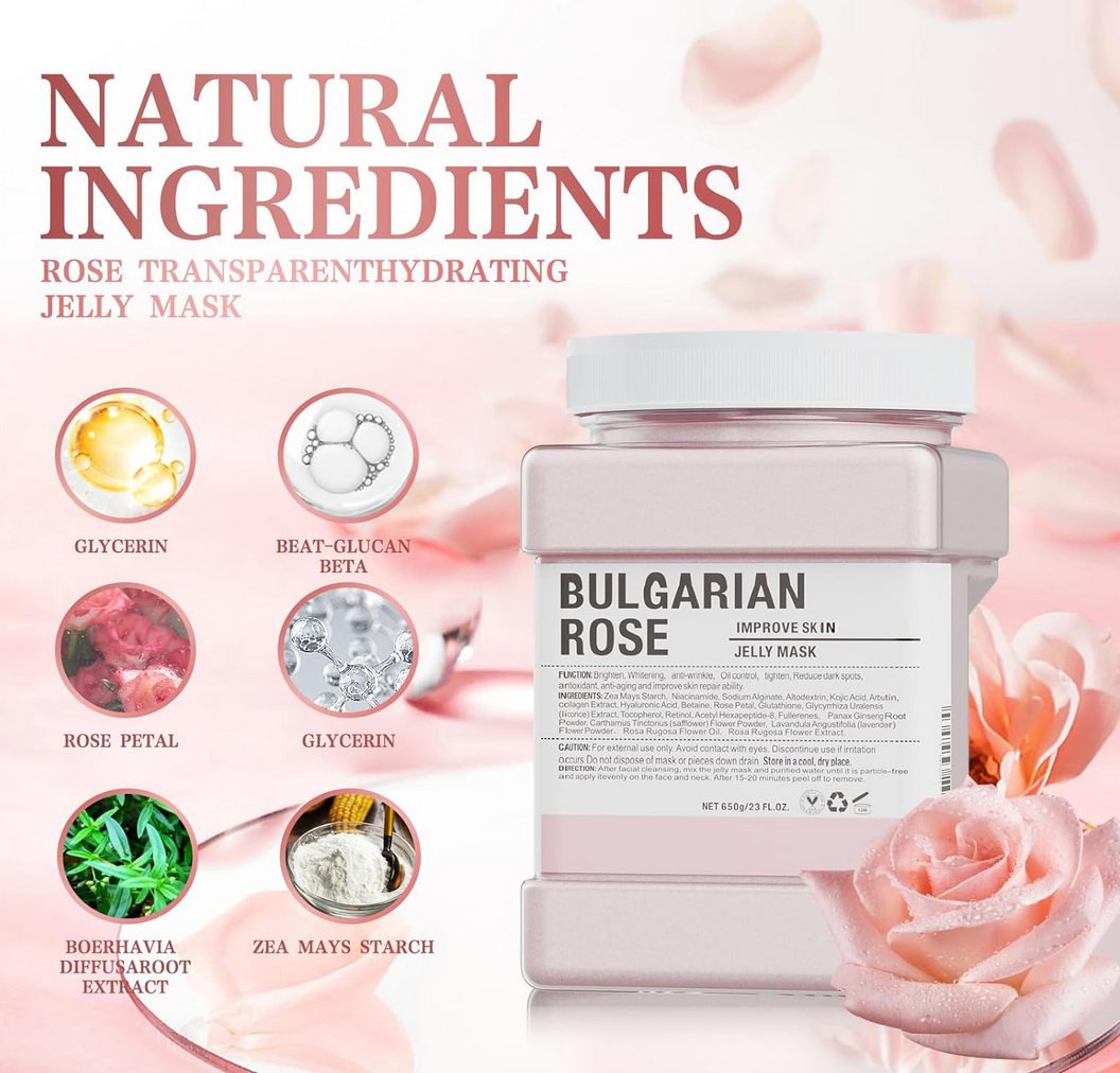 Hydro Jelly Mask 650g | Bulgarian Rose | Whitening & Improve Skin