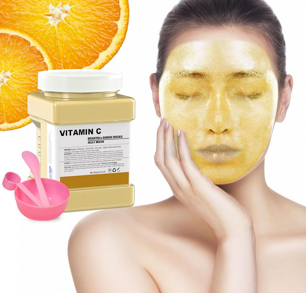 Masque Gelée Visage 650g | Vitamine C | éclaircit et élimine les taches de rousseur