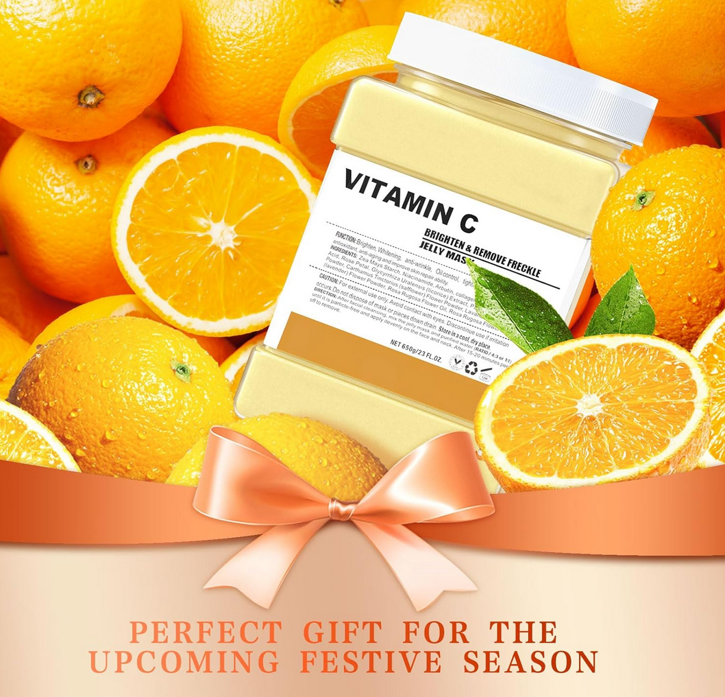 Masque Gelée Visage 650g | Vitamine C | éclaircit et élimine les taches de rousseur