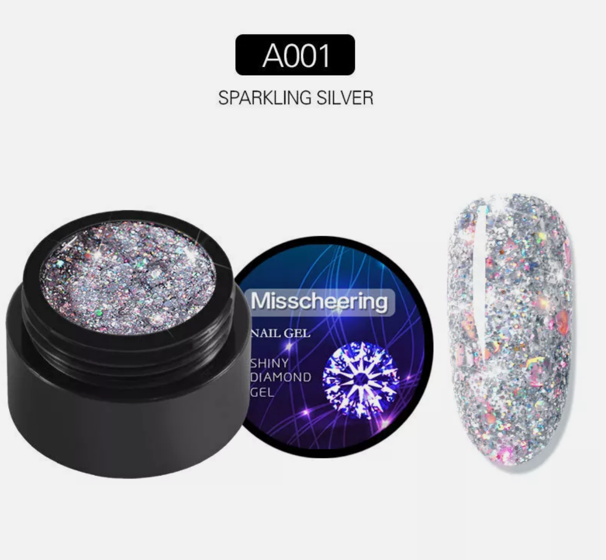 Misscheering Shiny Diamond Nail Gel