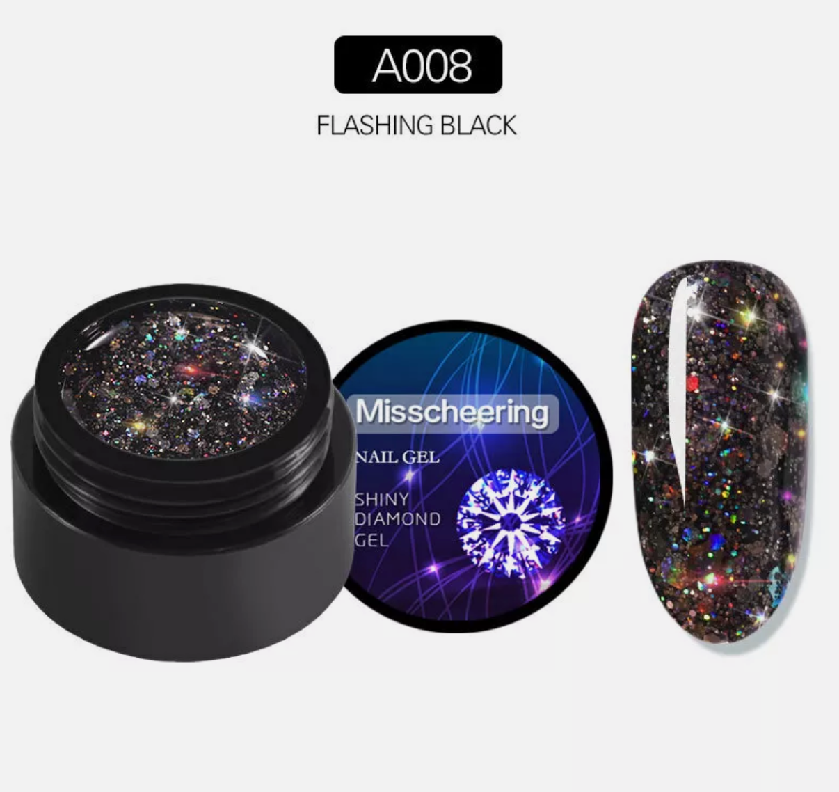 Misscheering Shiny Diamond Nail Gel