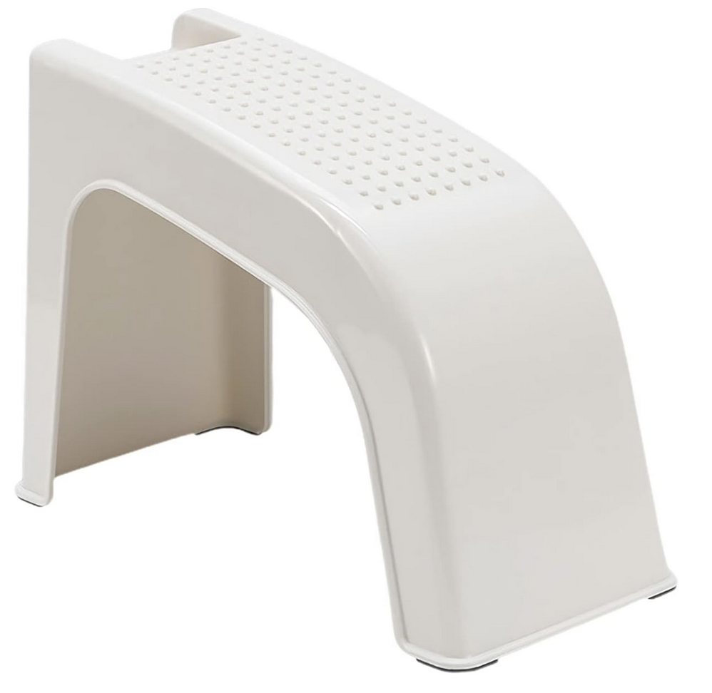 Shower Pedicure Foot Stool | White