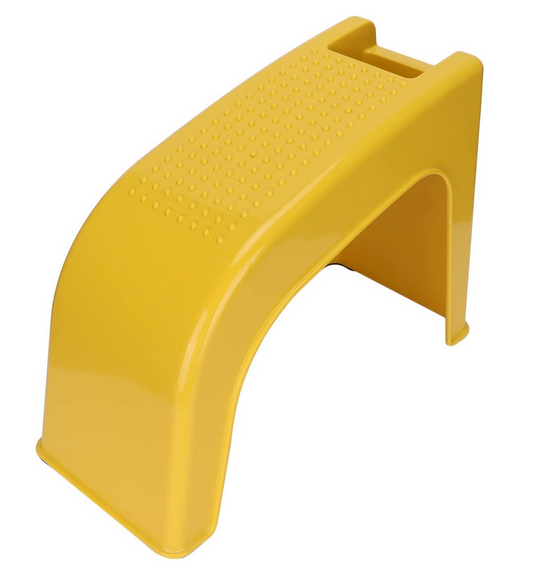 Shower Pedicure Foot Stool | Yellow