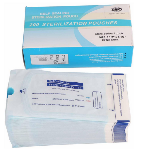 Sterilization Pouches (200pcs/box) | 90x165mm