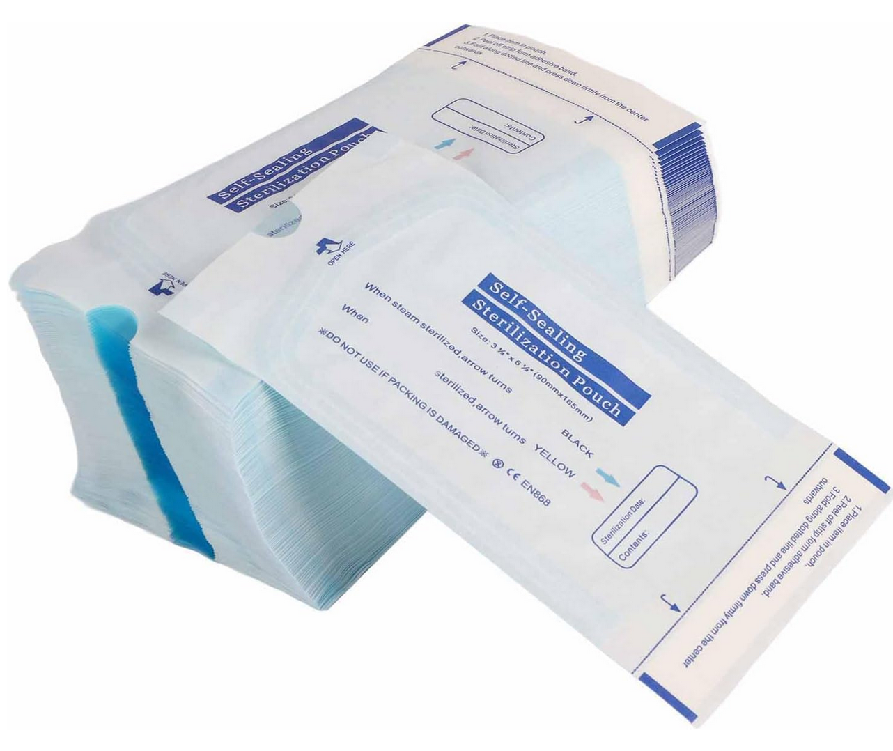 Sterilization Pouches (200pcs/box) | 90x165mm