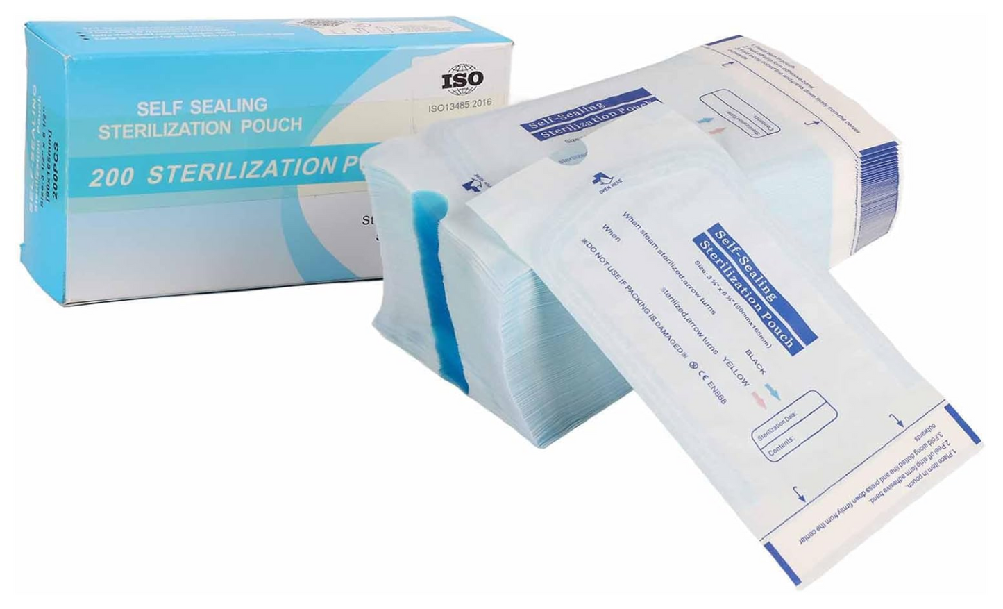 Sterilization Pouches (200pcs/box) | 90x165mm