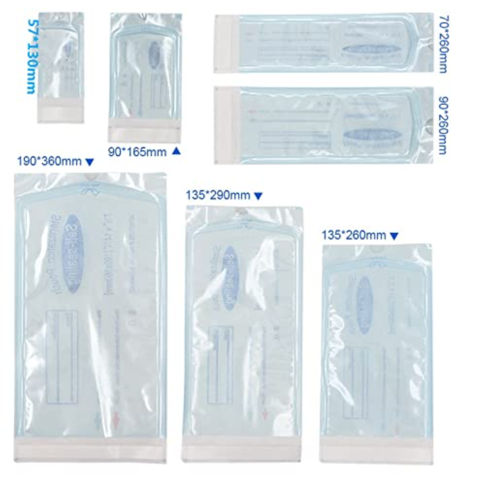 Sterilization Pouches (200pcs/box) | 90x165mm