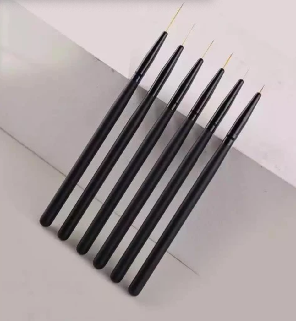 Nail Art Liner Brush Set | 6 Pieces