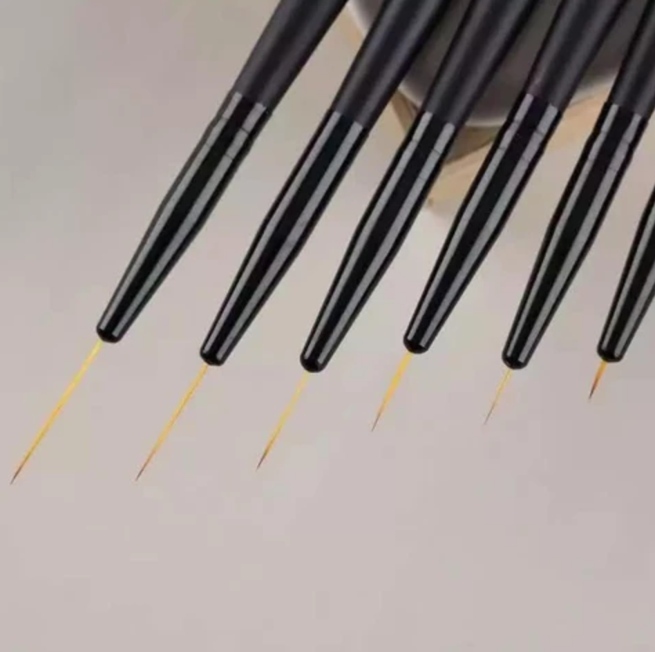 Nail Art Liner Brush Set | 6 Pieces