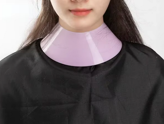 Protège-cou en silicone imperméable | Accessoire professionnel de coiffure