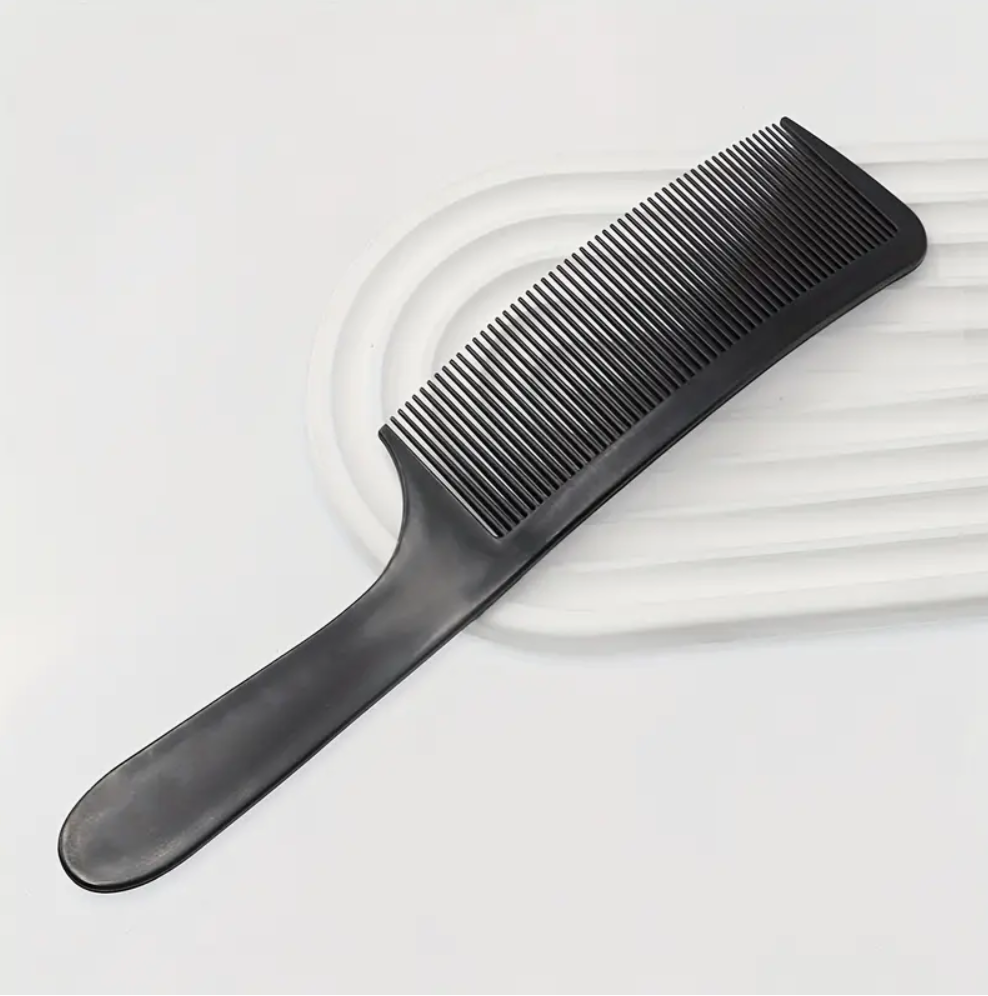 Professional Curved Fine-Tooth Hair Comb | Ultra-Slim Design for Styling and Salon Use | 22.4x4.6cm