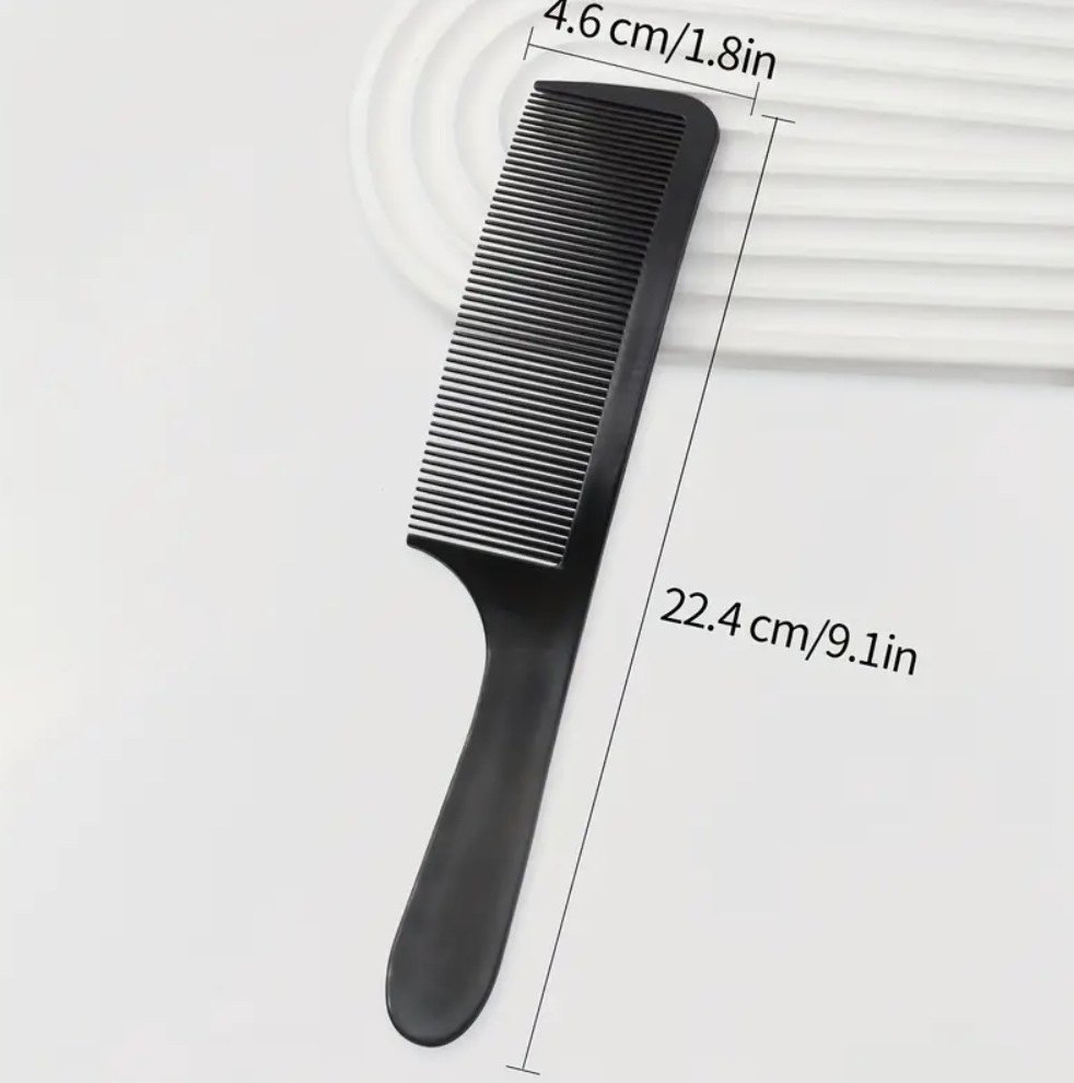 Professional Curved Fine-Tooth Hair Comb | Ultra-Slim Design for Styling and Salon Use | 22.4x4.6cm