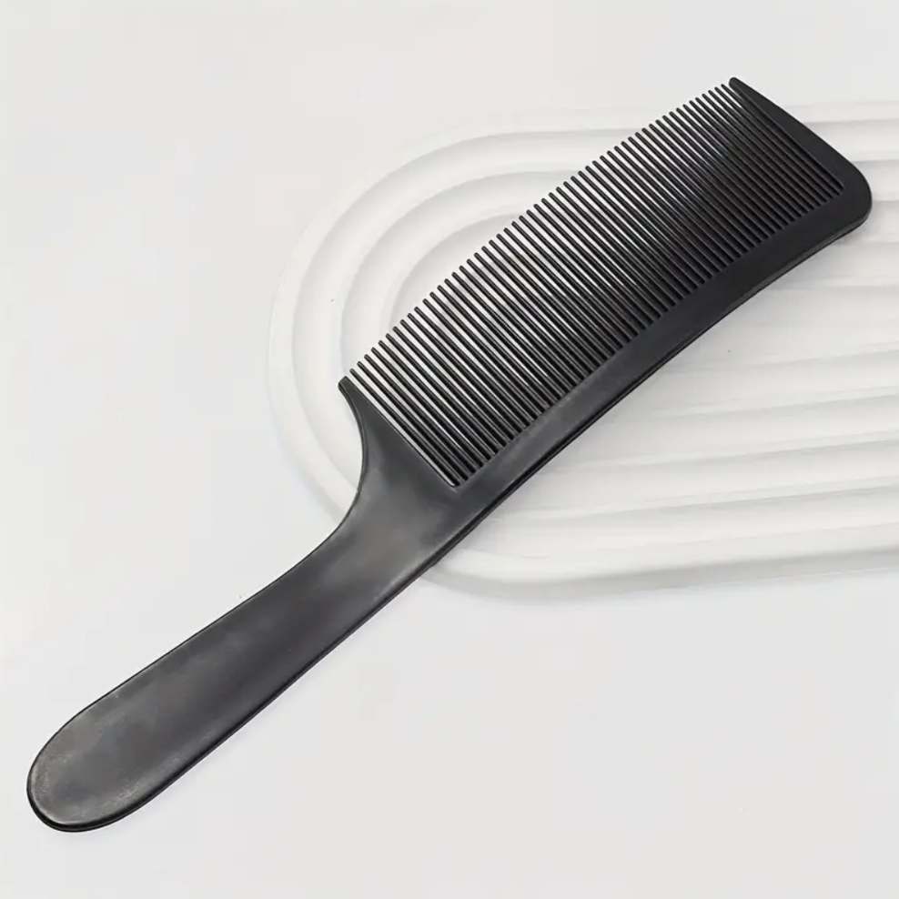 Professional Curved Fine-Tooth Hair Comb | Ultra-Slim Design for Styling and Salon Use | 22.4x4.6cm