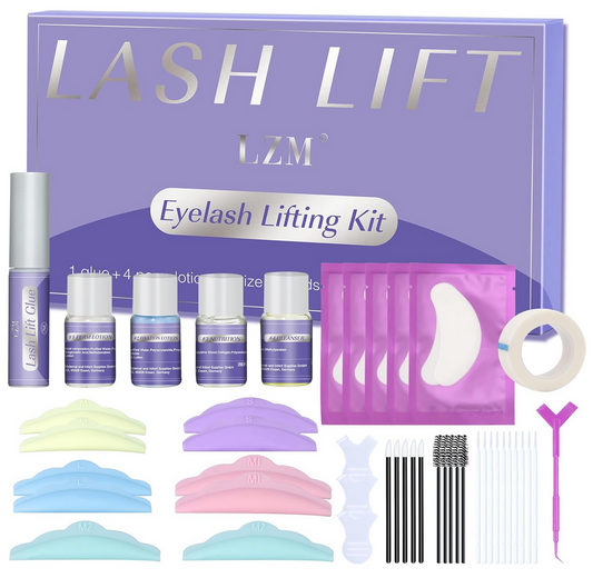 Professional Lash Lift Kit | Eyelash Perm Kit for Long-Lasting Curled Lashes