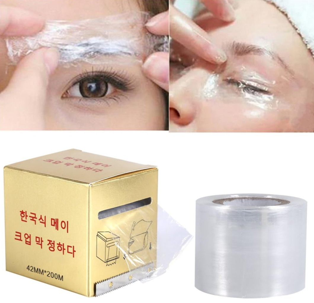 Film de lamination transparent coréen pour sourcils avec boîte | 42mm x 200m