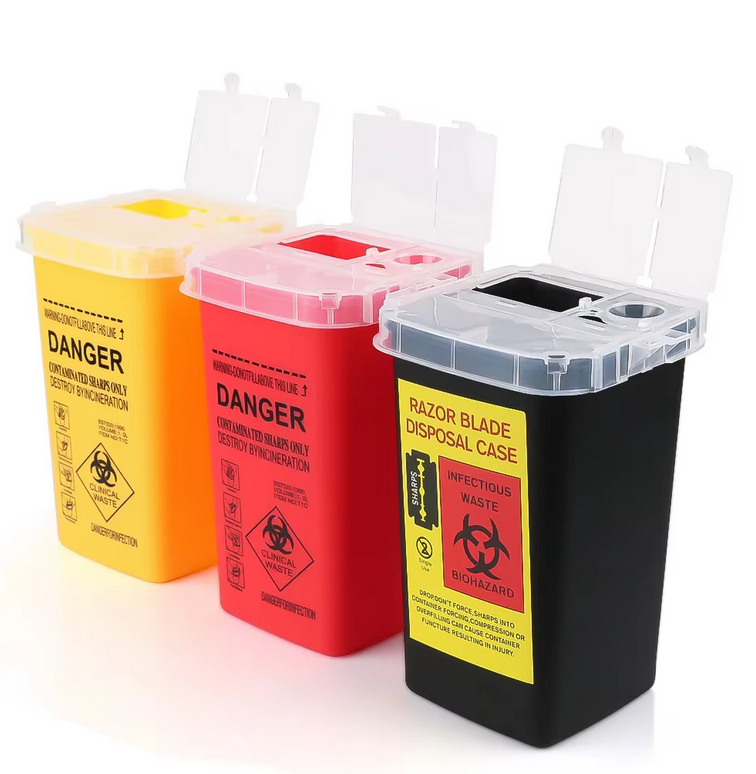 Razor Blade Disposal Case | Biohazard Waste Container