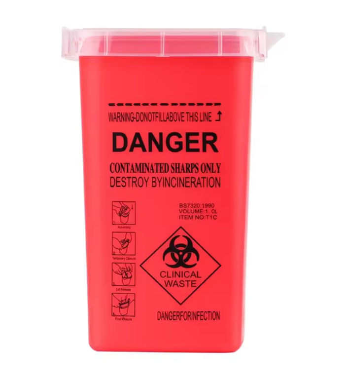 Razor Blade Disposal Case | Biohazard Waste Container