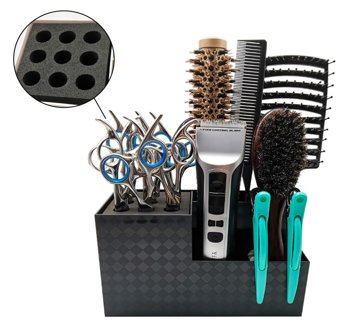 Multi-Compartment Barber Organizer