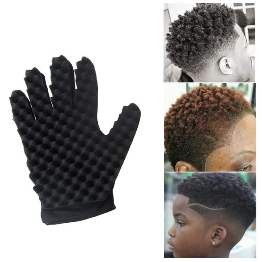 Twist Sponge Glove for Hair Styling | Right Hand