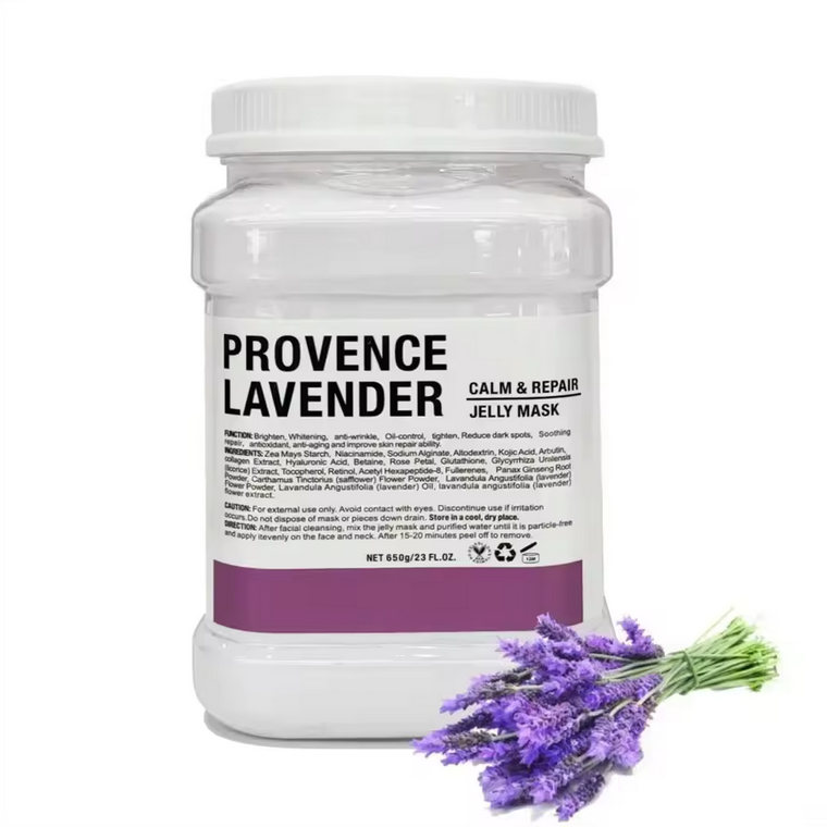 Masque Gelée Visage 650g | Lavande de Provence | Apaisant & Réparateur