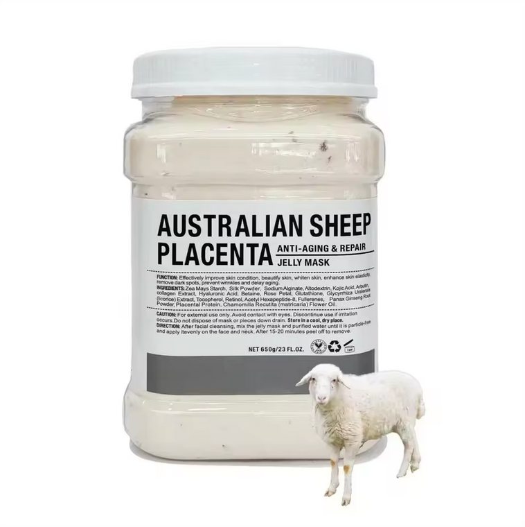 Masque Gelée Visage 650g | Placenta de Mouton Australien | Anti-âge & Réparateur