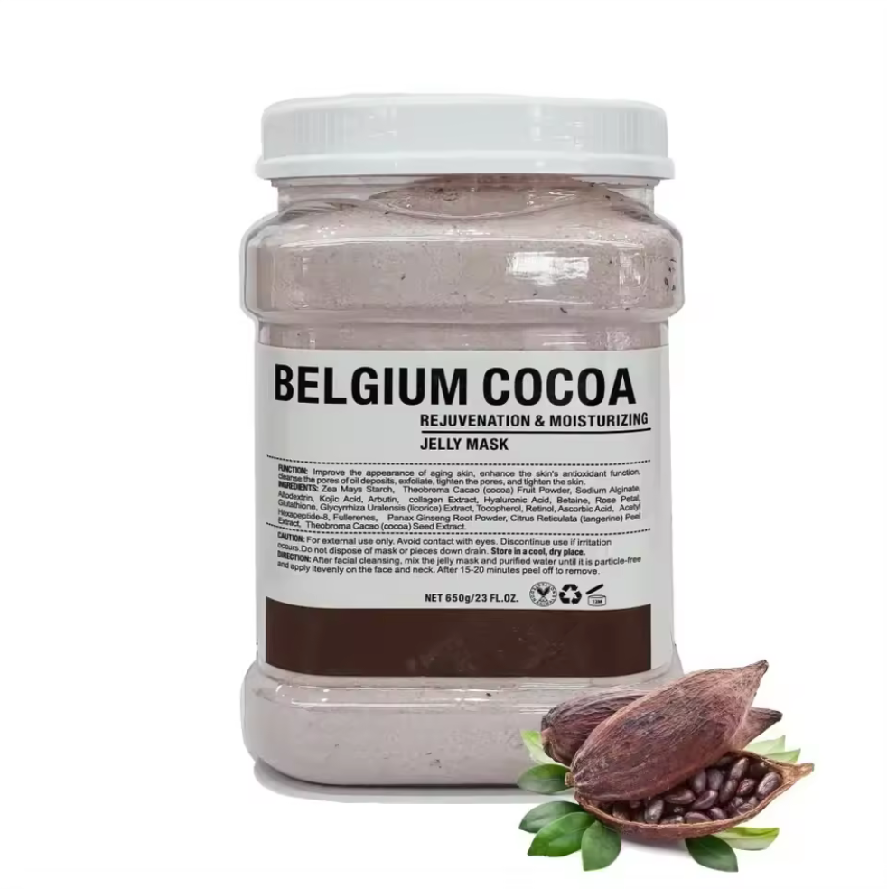 Masque Gelée Visage 650g | Belgium Cocoa | Rajeunissement & Hydratant