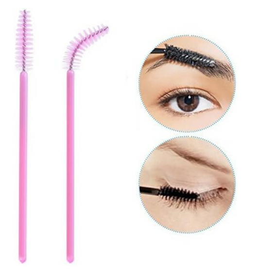 Disposable Eyelash Mascara Wand - Pink (50pcs)