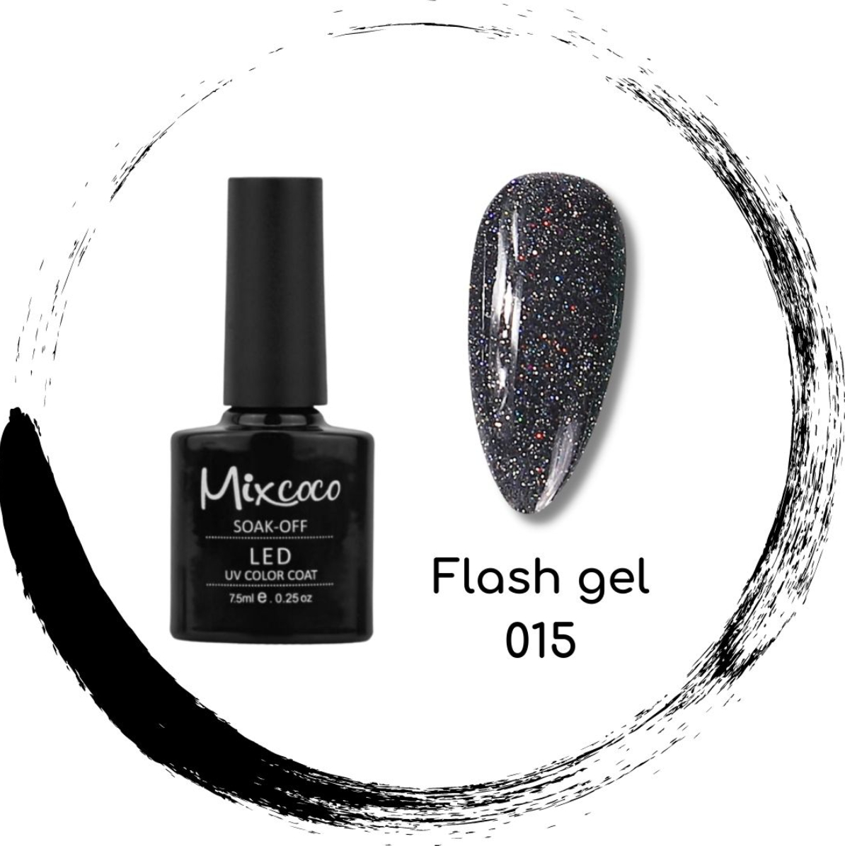 Mixcoco Soak-Off Gel Polish 15ml | Flash Gel 15
