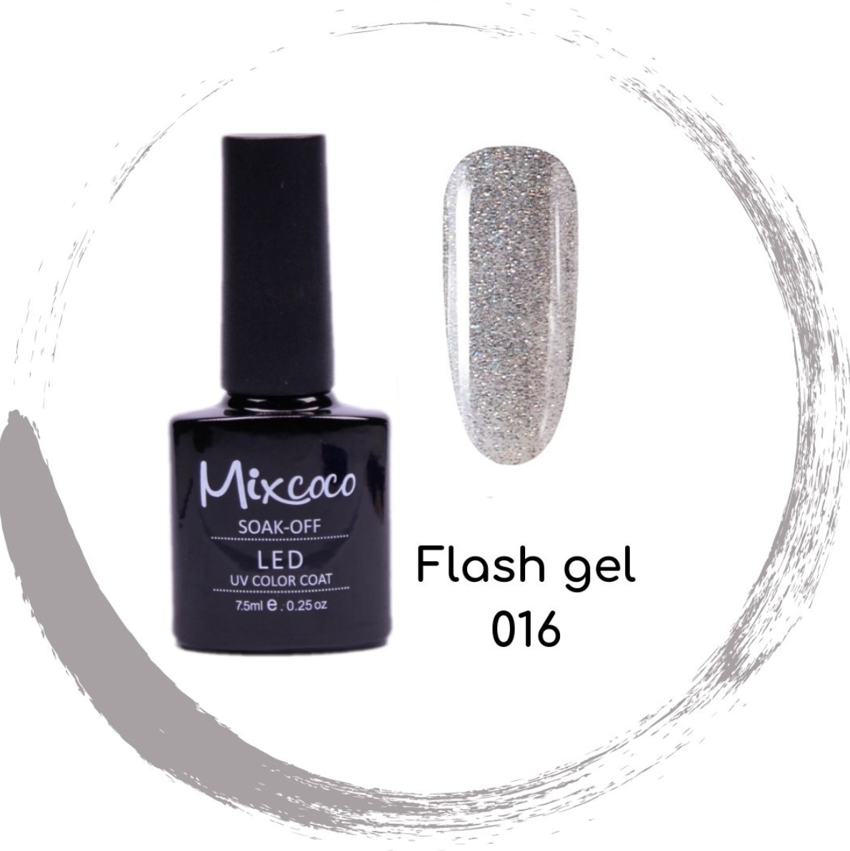 Mixcoco Vernis Semi-Permanent 15ml | Flash Gel 16