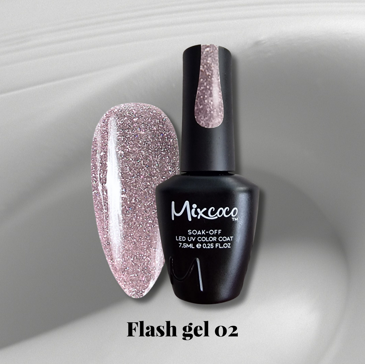 Mixcoco Vernis Semi-Permanent 15ml | Flash Gel 02