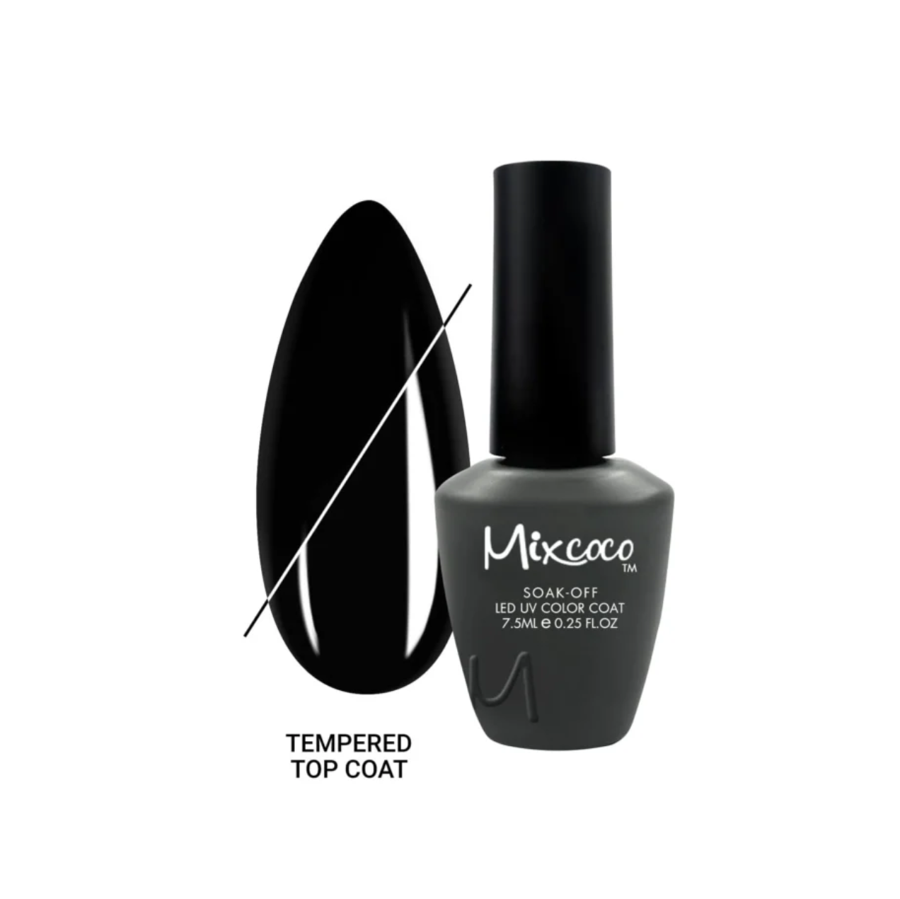 Mixcoco Finition Ultra Résistante Sans Résidu Collant pour Vernis Semi-Permanent 7.5 ml