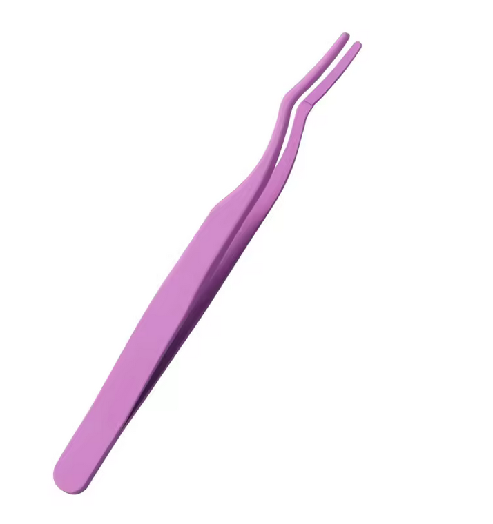 Eyelash Applicator Tool | Professional Lash Tweezers with Comb Tip