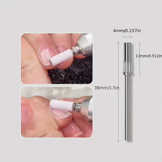 Nail Drill Mandrel for Small Sanding Band Holder | 4mm Diameter