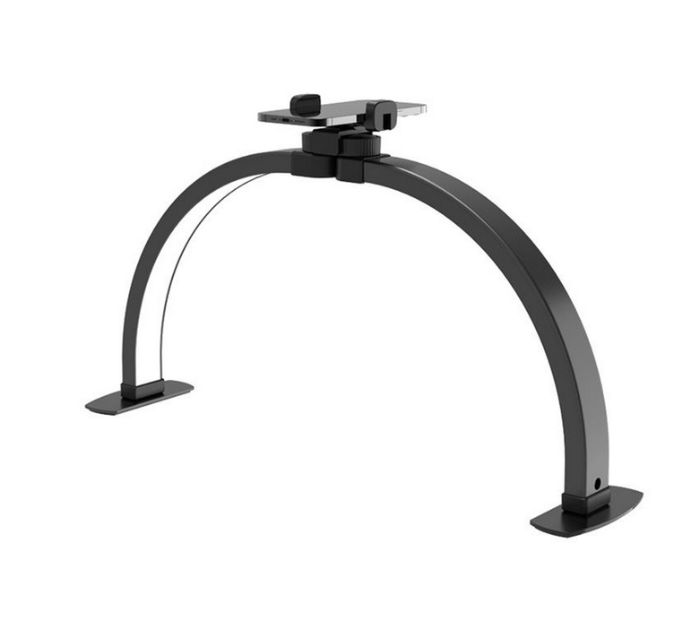 LED Professional Half-Moon Table Lamp | 308 Lamp Beads | 3000 to 6500K | Black or White