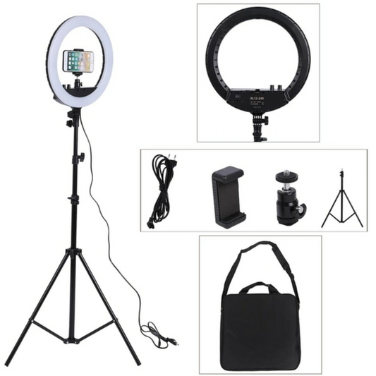 Kit Ring Light RL18II | 55W | 3200-5500K | Ø45cm | Trépied 36,5-175cm