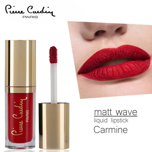 Pierre Cardin Rouge à Lèvres Liquide Matt Wave - Carmin Ultra Longue Tenue 425 - 5 ml