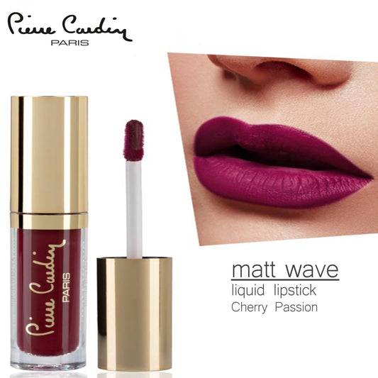 Pierre Cardin Matt Wave Liquid Lipstick – Ultra Long Lasting  Cherry Passion 930 - 5 ml