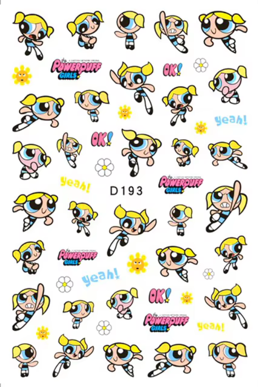 Nail Art Sticker | Super Nana | D193