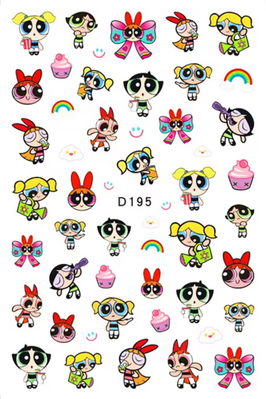 Nail Art Sticker | Super Nana | D195