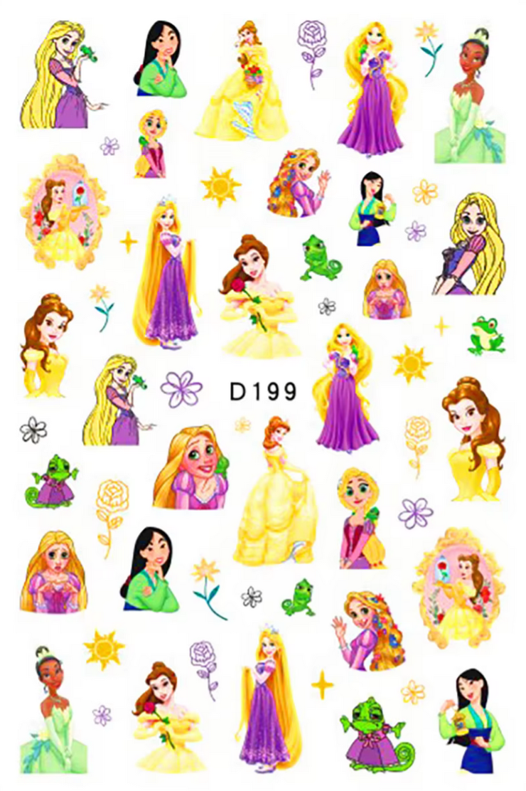 Nail Art Sticker | Disney Beauty and the Beast | D199