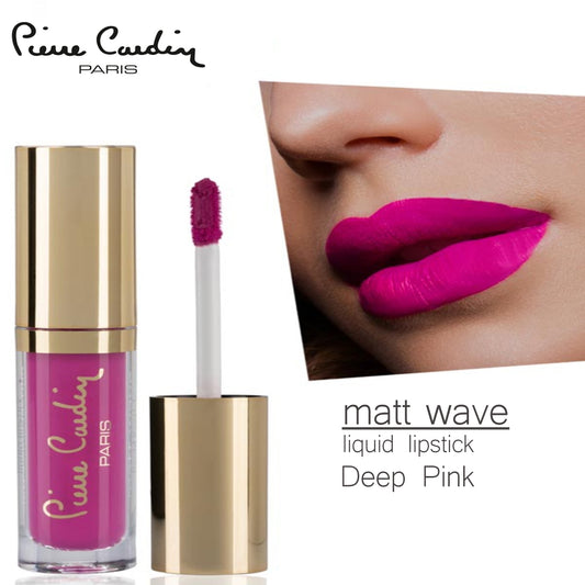 Pierre Cardin Matt Wave Liquid Lipstick – Ultra Long Lasting  Deep Pink 525 - 5 ml
