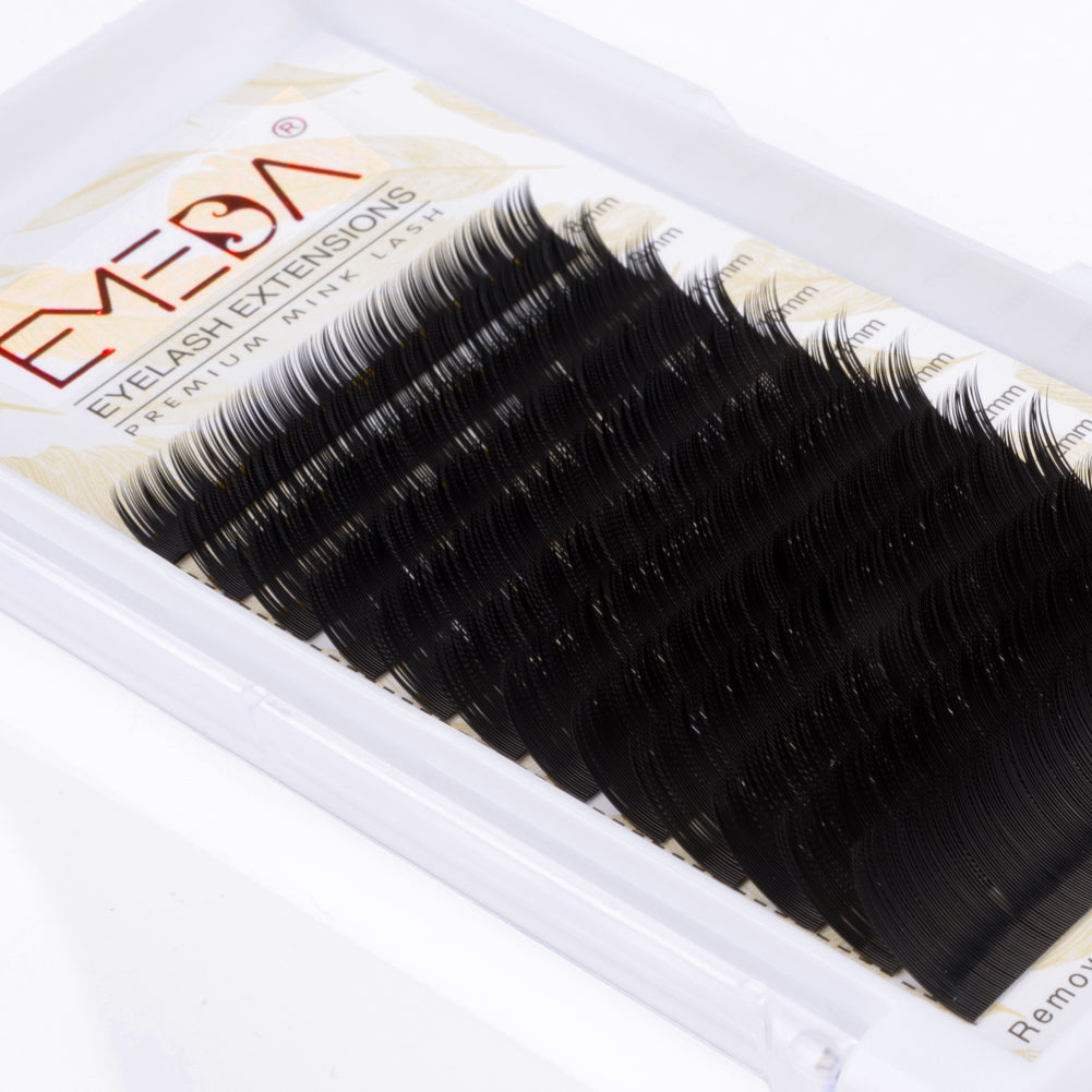 Extensions de cils EMEDA | Classiques | Courbure C 0,10 | Mixte 8-15 mm