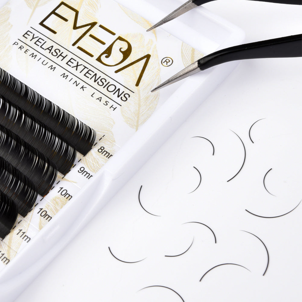 EMEDA Eyelash Extension | Classic | 0.15 C Curl | Mixed 8-15mm