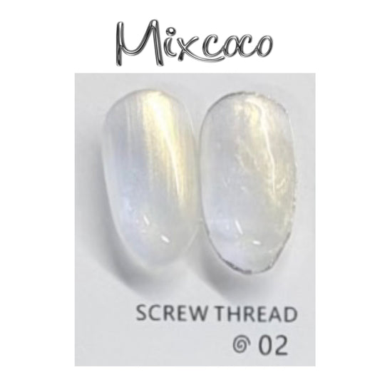 Mixcoco Soak-Off Gel Polish 15ml | Screw Thread 02