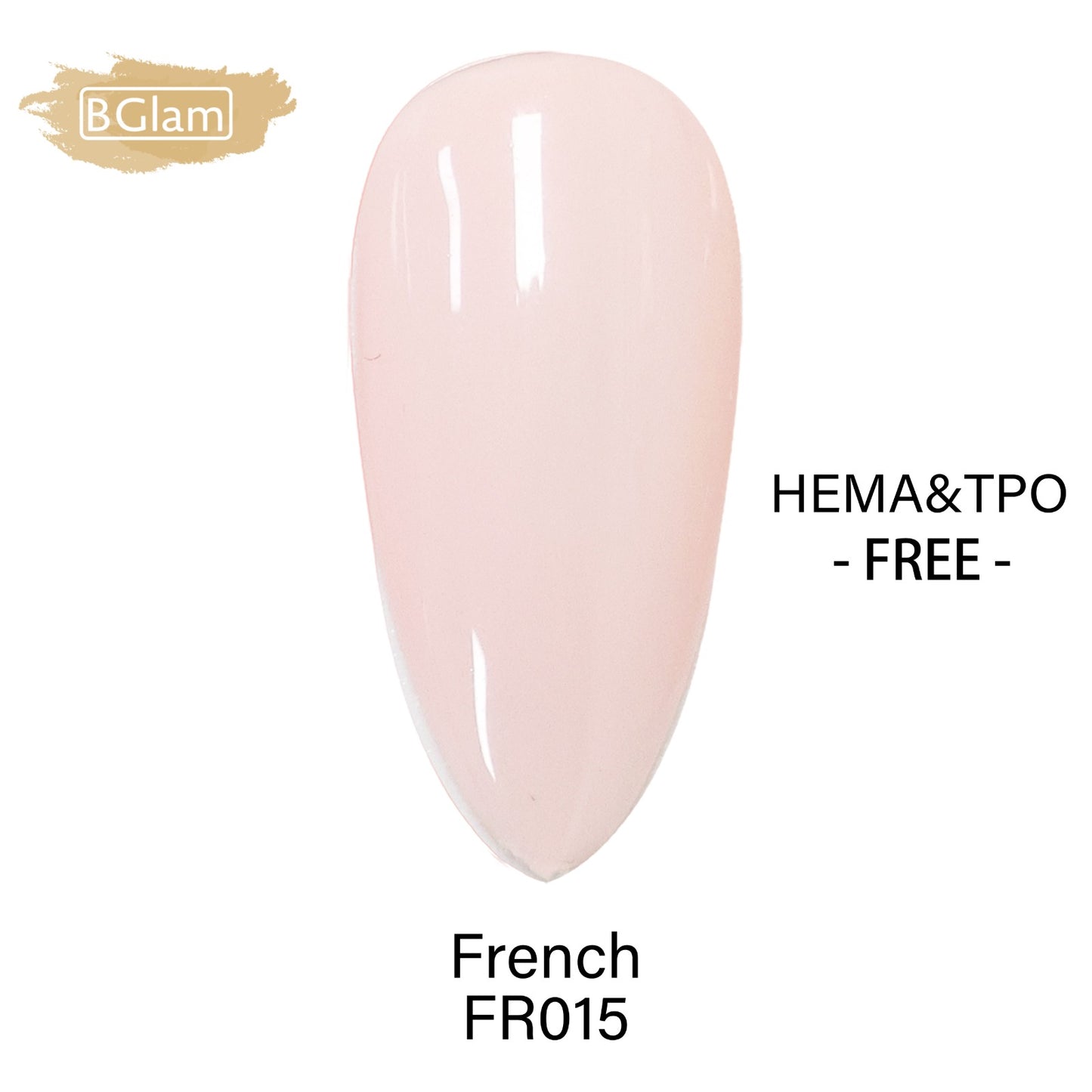 BGLAM Gel Polish 15ml | FR015 | French