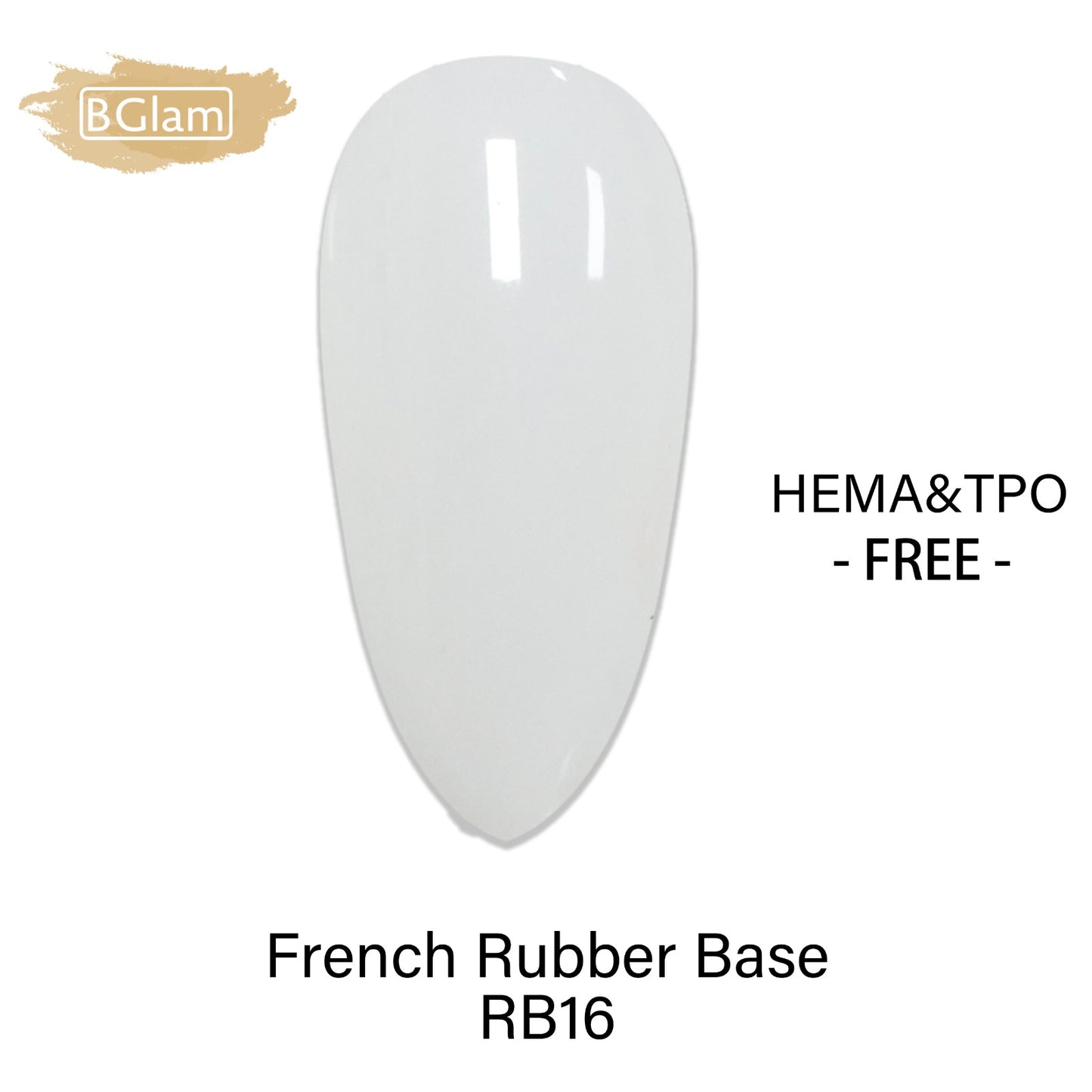 BGLAM Gel Polish 15ml | FRB16 | French Rubber Base
