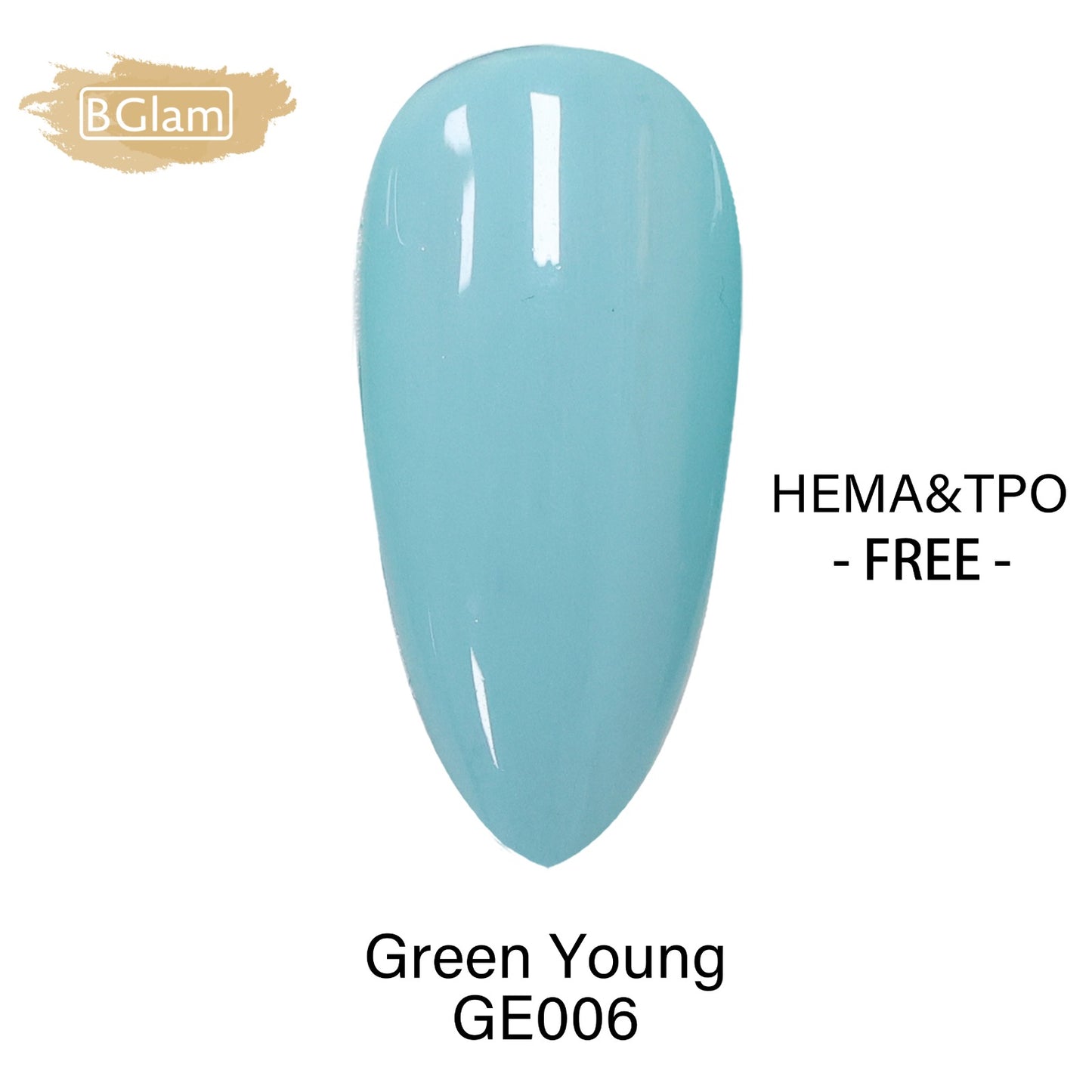 BGLAM Gel Polish 15ml | GE006 | Green