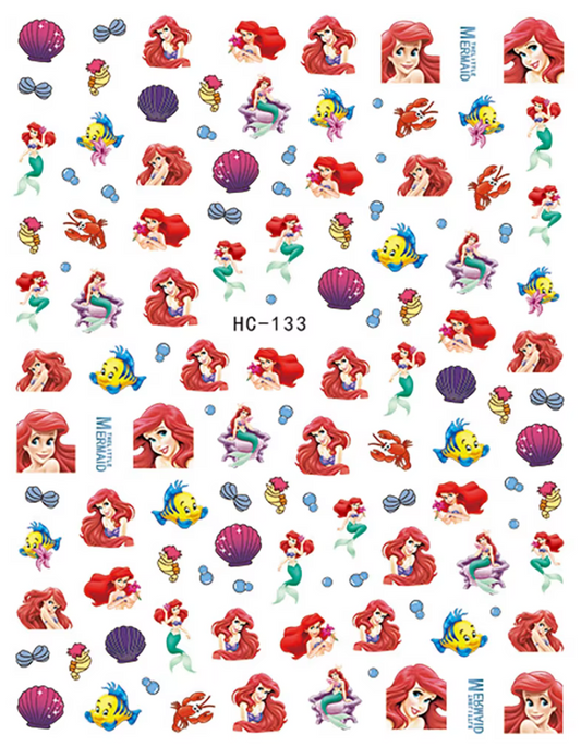 Nail Sticker Art | Disney The Little Mermaid | HC-133