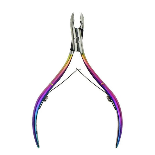 Holographic Manicure Essential Set 3 pieces (Stainless Steel Cuticle Nipper & 2 in 1 Pushers)