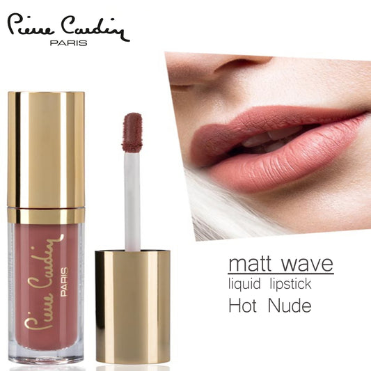 Pierre Cardin Rouge à Lèvres Liquide Matt Wave - Ultra Longue Tenue Hot Nude 725 - 5 ml